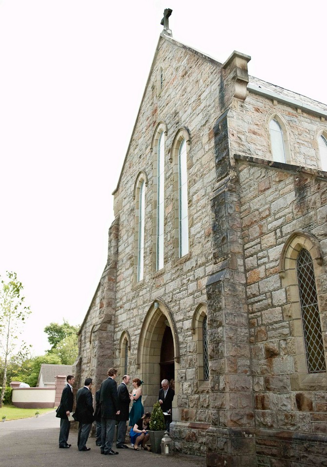 church wedding photo. Tara Aherne Photography Ireland real wedding kiltyclogher church leitrim wedding